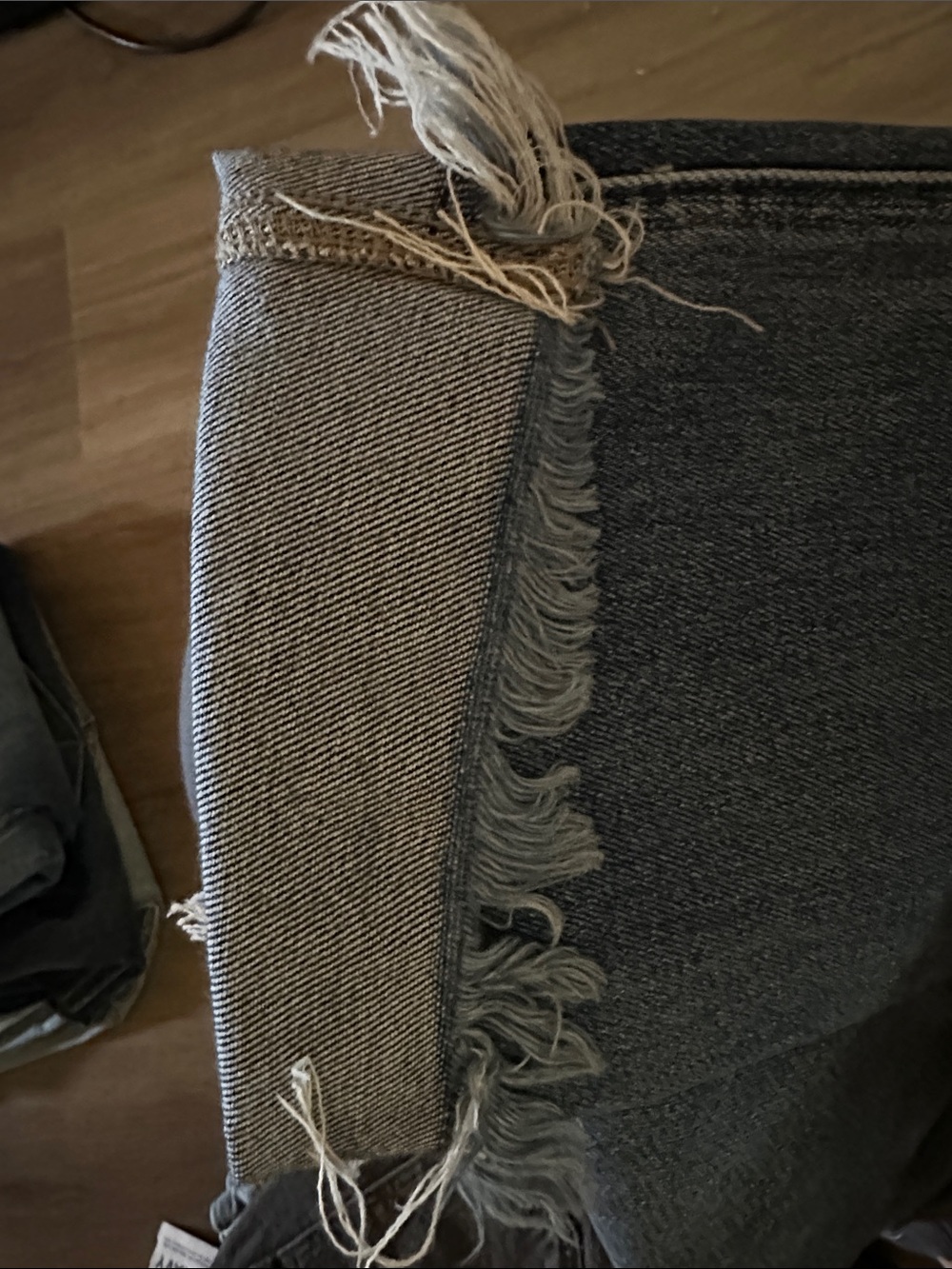 Flying Monkey Women's Distressed Cropped Jeans - Light Blue - Picture 4 of 5